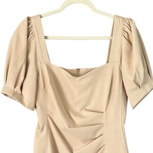 Karl Lagerfeld Women’s Dress Size 6 Tan/Biege Minimalist Office Event Business